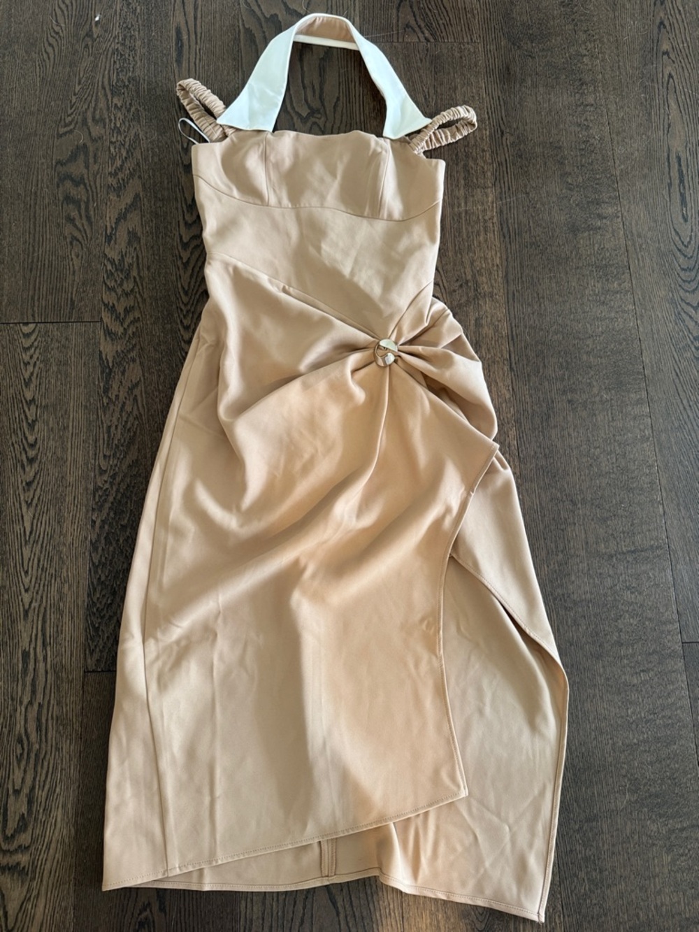 Innovared Denim Camden Halter Neck Asymmetric Midi Dress - NWT - Picture 4 of 10